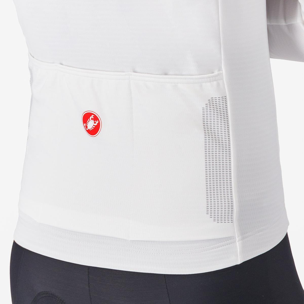 CASTELLI PURO 4 Maglia avorio a maniche lunghe