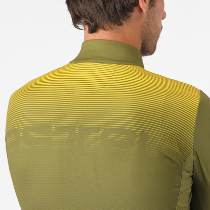 Maglia CASTELLLI APICE THERMAL Maniche Lunghe Blu/Mango Mojito