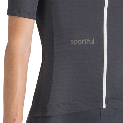 Maillot SPORTFUL CLASSIC Maniche Corte Donna Nero