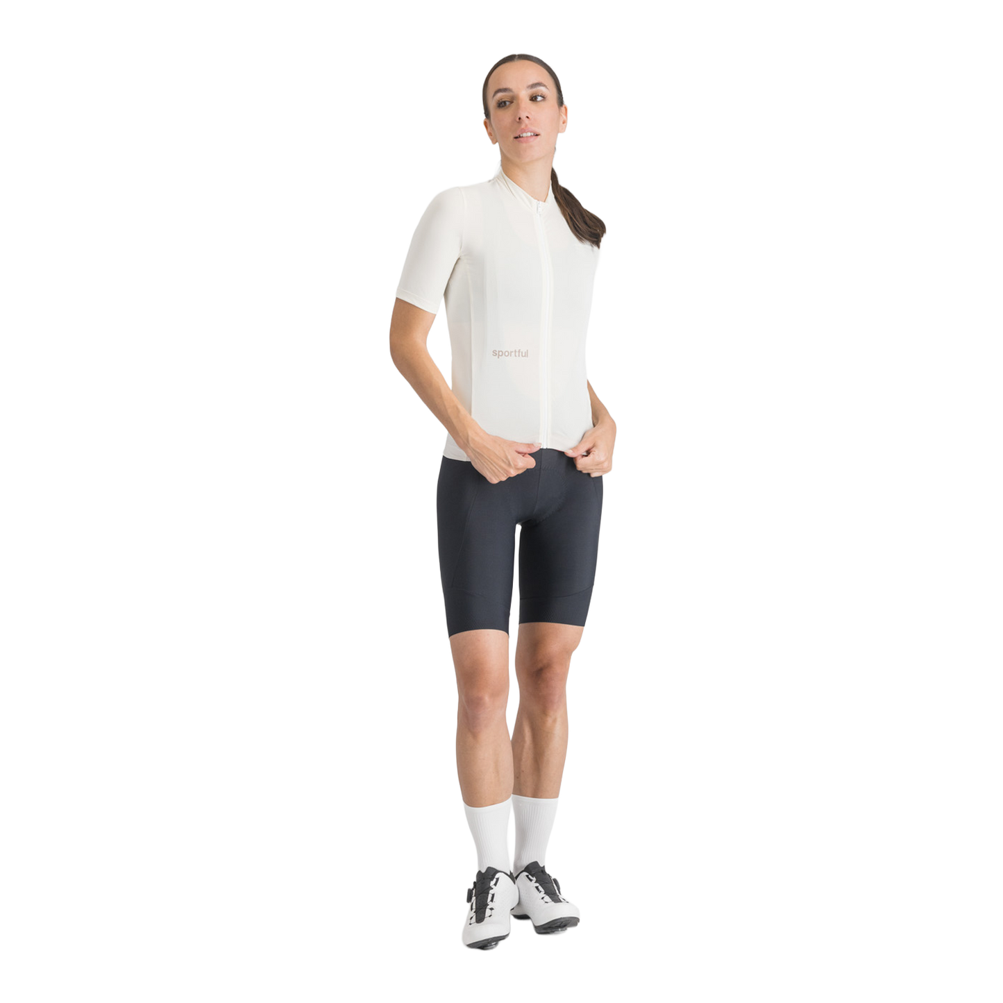 Maglia SPORTFUL CLASSIC donna a manica corta crema
