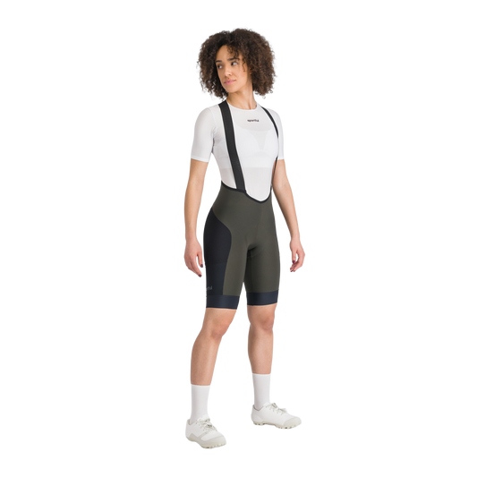 Pantaloncini SPORTFUL SUPERGIARA 2 da donna Khaki/Nero