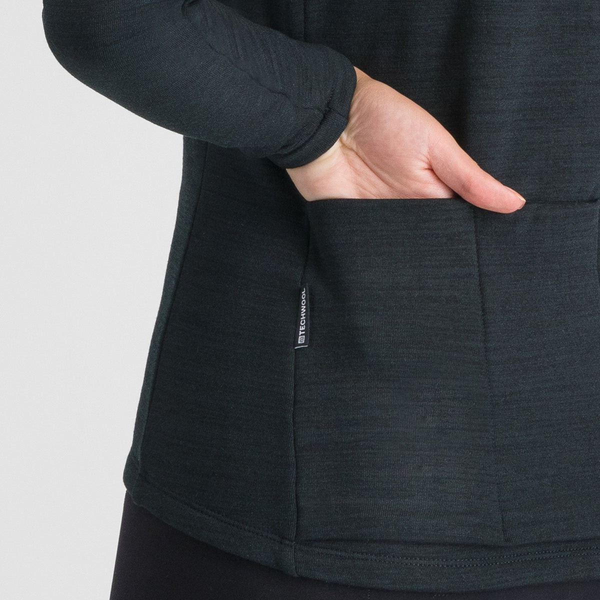 Maglia SPORTFUL SUPERGIARA WOOL da donna a maniche lunghe nera