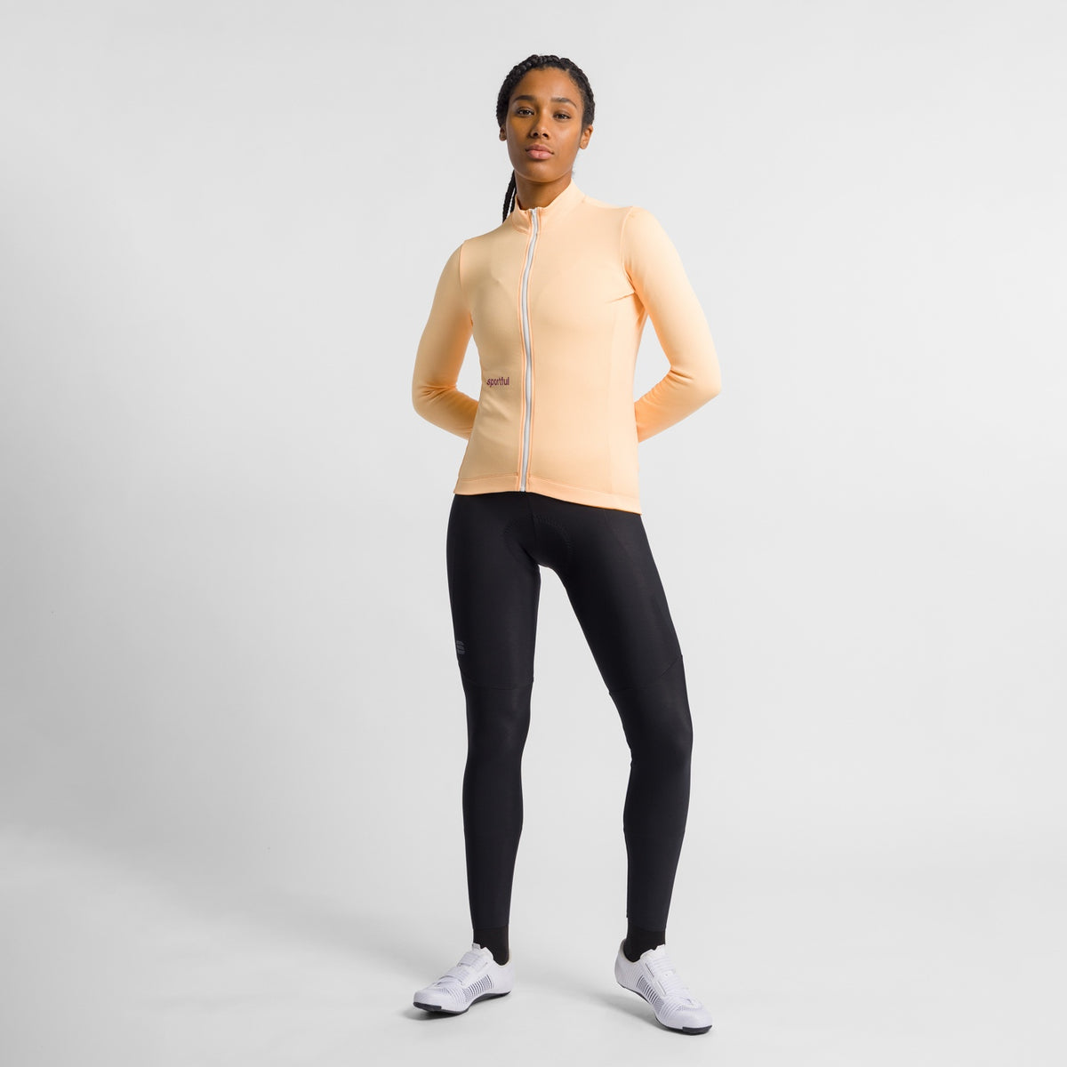 Maglia SPORTFUL CLASSIC da donna a maniche lunghe gialla