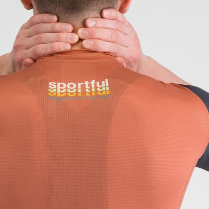 Maglia SPORTFUL SUPERGIARA 2 LOGO Maniche Corte Arancione