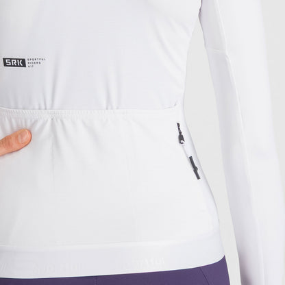 Maglia SPORTFUL SRK Maniche Lunghe Donna Bianco