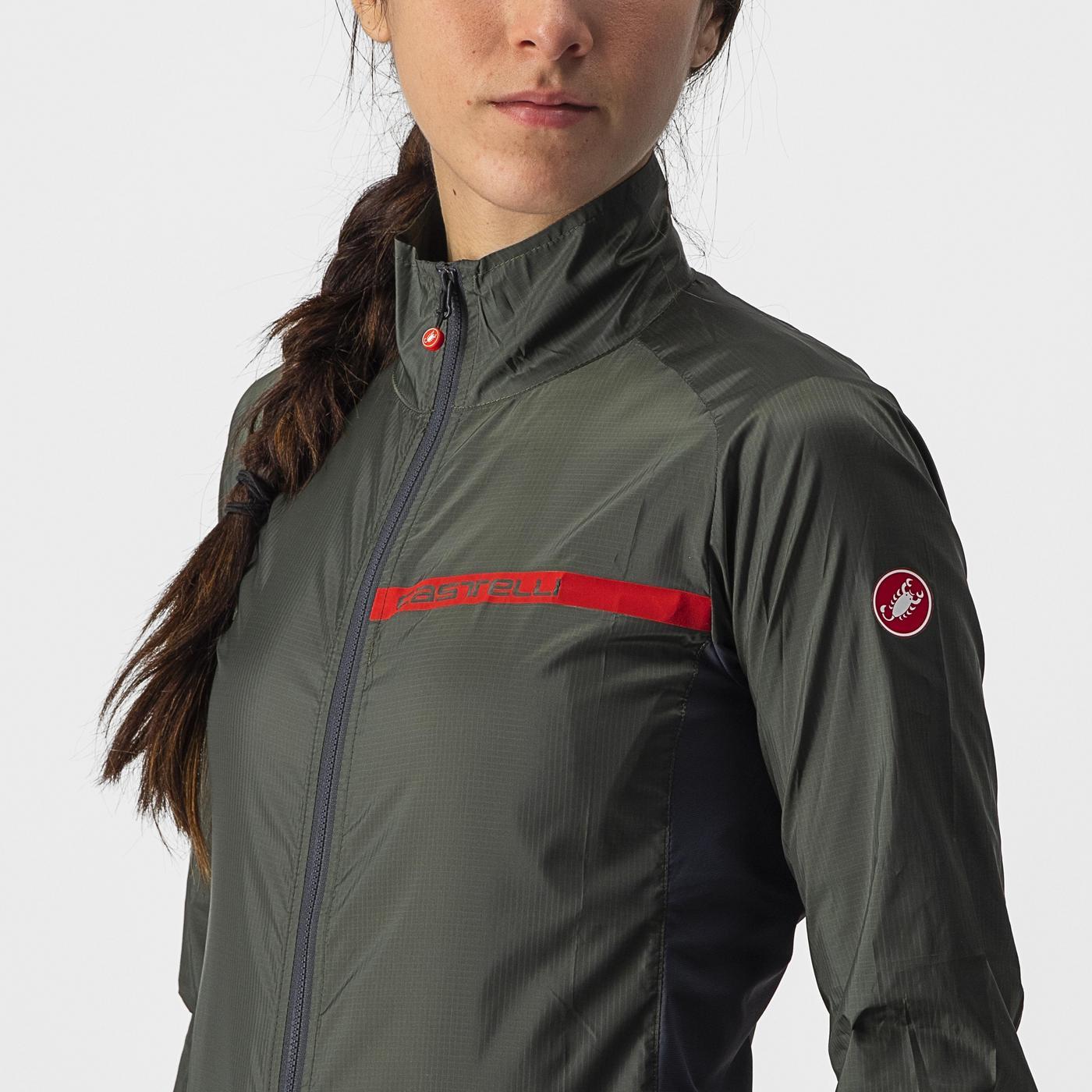 CASTELLI SQUADRA STRETCH Giacca Donna Khaki