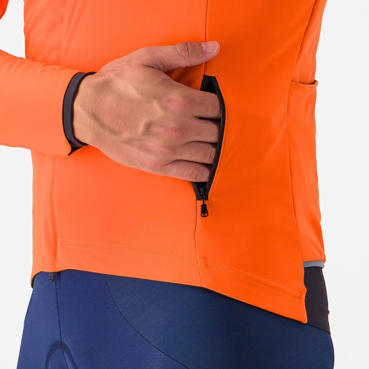 Giacca CASTELLI ALPHA 150 Arancione/Nero