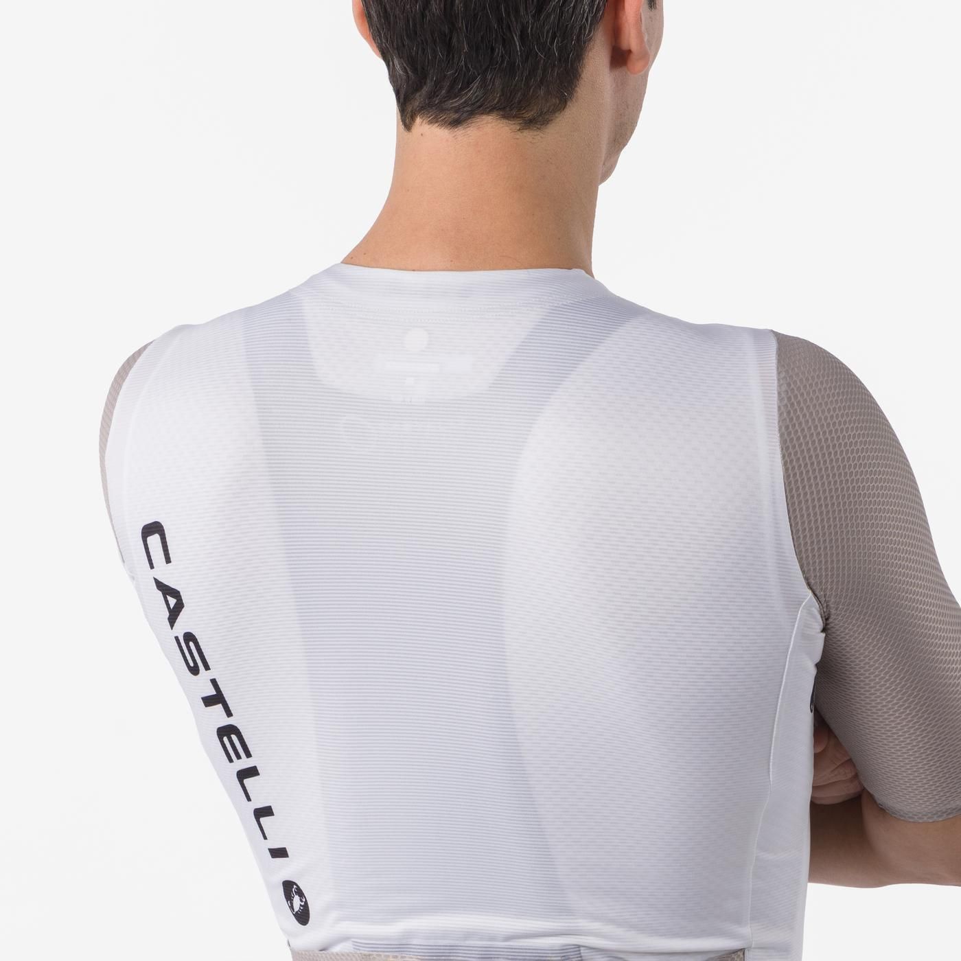 CASTELLI CORRETTO Maglia a maniche corte avorio/argilla