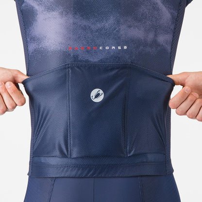 Maglia CASTELLI CLIMBER'S A/C Maniche Corte Blu Navy