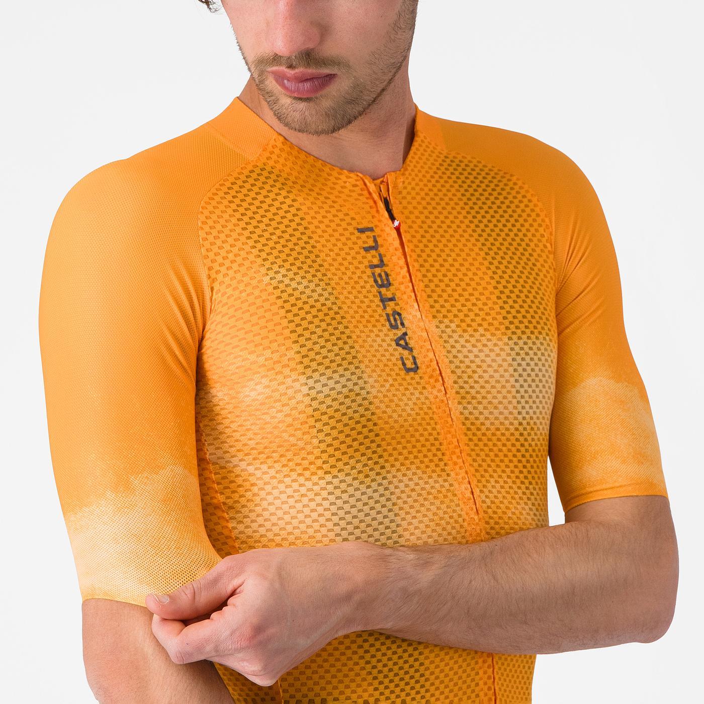 Maglia a maniche corte CASTELLI CLIMBER'S A/C Arancione