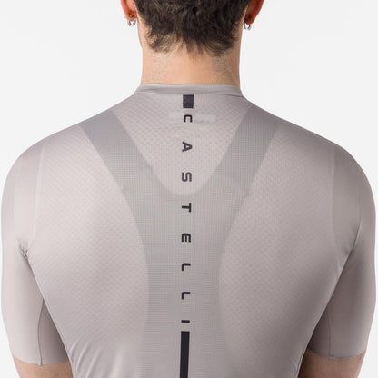 Maglia CASTELLI DRITTONE LOGO Maniche Corte Clay
