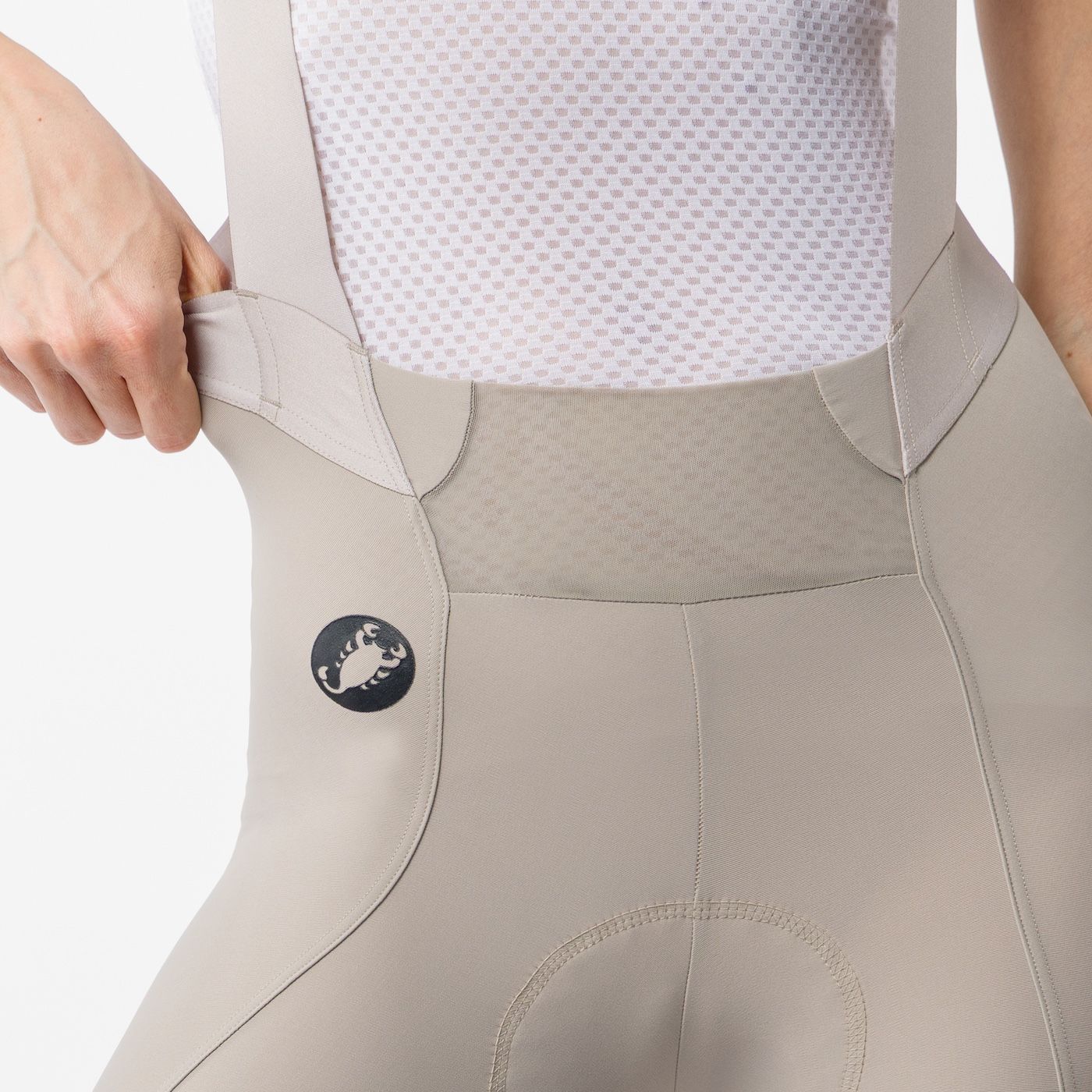 CASTELLI ESPRESSO 2 W DT Donna Argilla Grigio Bib Tight