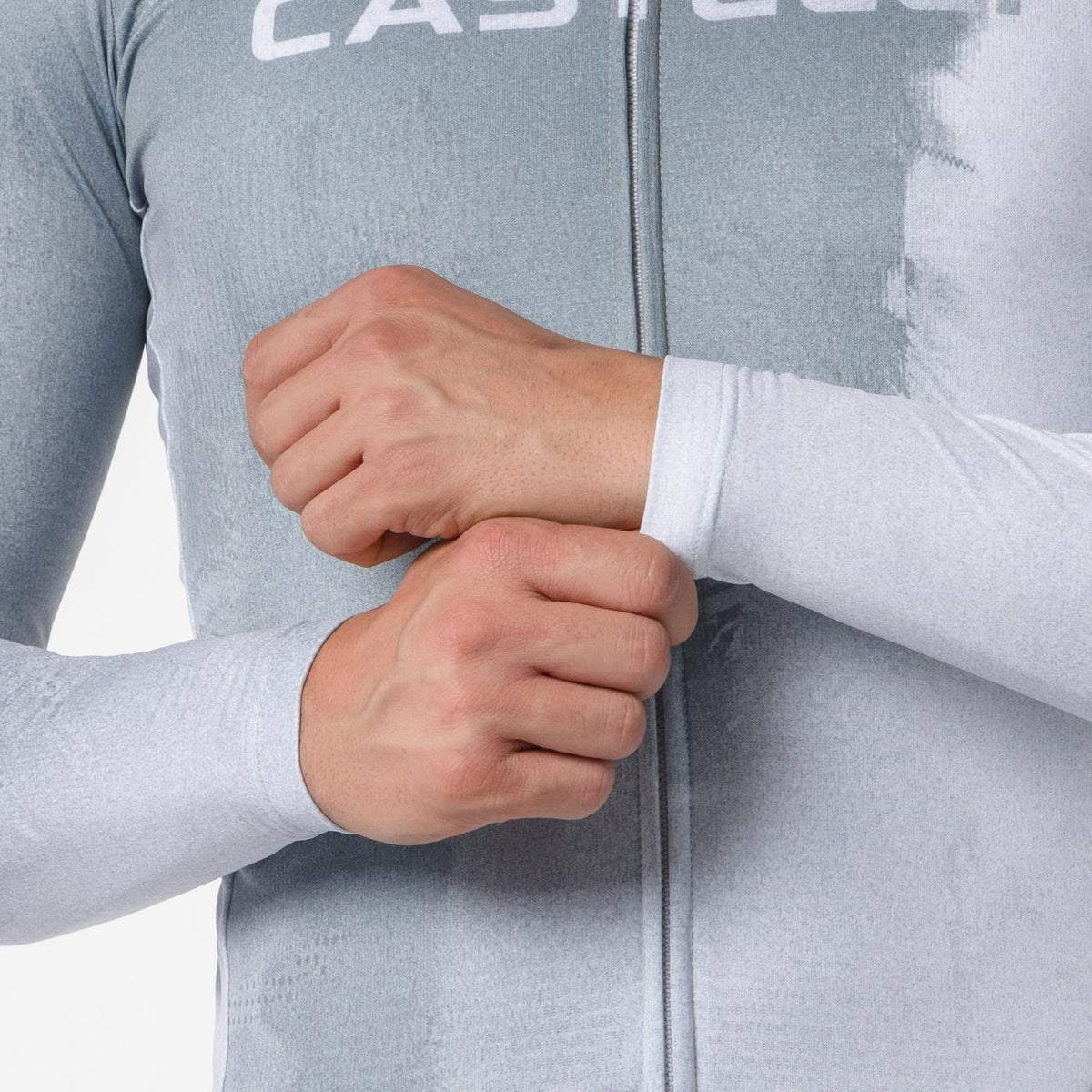 Maglia CASTELLI NEBULA THERMAL Maniche Lunghe Grigio