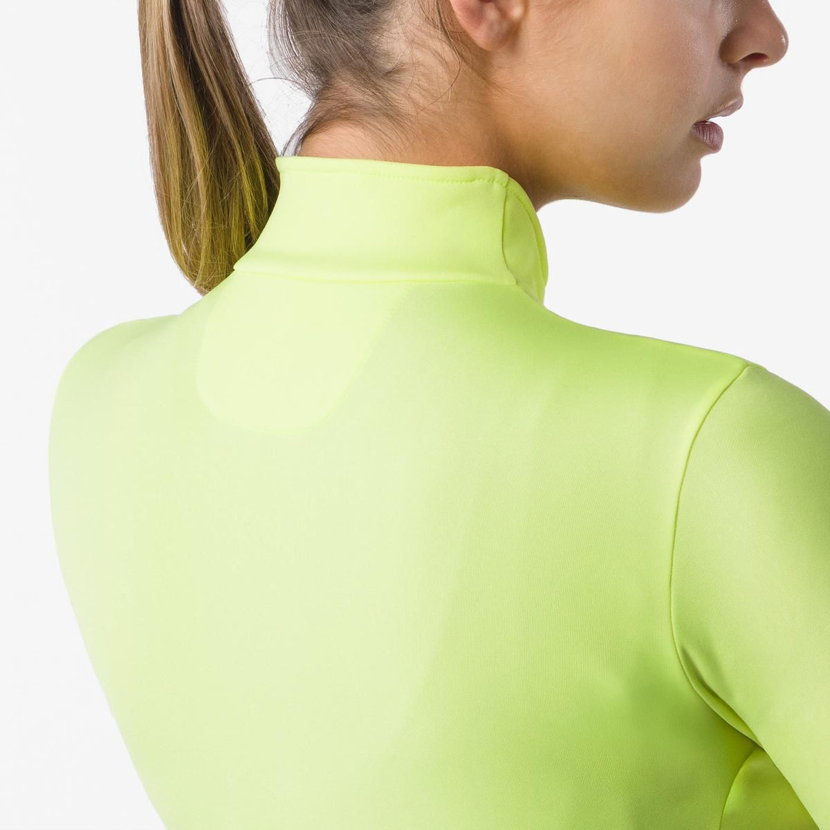 Maglia CASTELLI SINERGIA 3 FZ a maniche lunghe da donna gialla