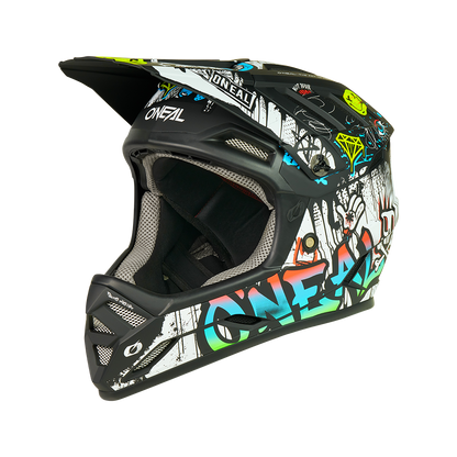 Casco MTB O'NEAL BACKFLIP RANCID Nero/Bianco