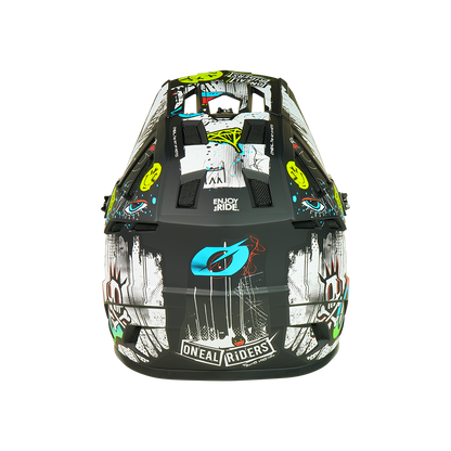 Casco MTB O'NEAL BACKFLIP RANCID Nero/Bianco