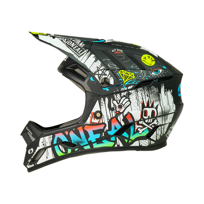 Casco MTB O'NEAL BACKFLIP RANCID Nero/Bianco