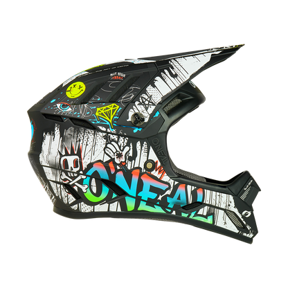 Casco MTB O'NEAL BACKFLIP RANCID Nero/Bianco