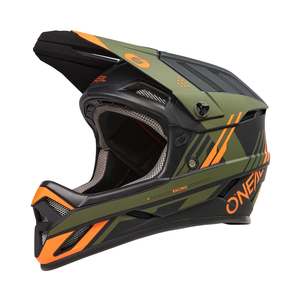 O'NEAL BACKFLIP STRIKE Casco MTB Nero/Arancione/Verde