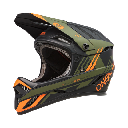Casco MTB O'NEAL BACKFLIP STRIKE Nero/Arancione/Verde