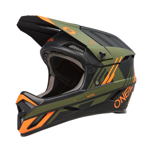 O'NEAL BACKFLIP STRIKE Casco MTB Nero/Arancione/Verde