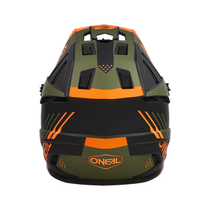 Casco MTB O'NEAL BACKFLIP STRIKE Nero/Arancione/Verde