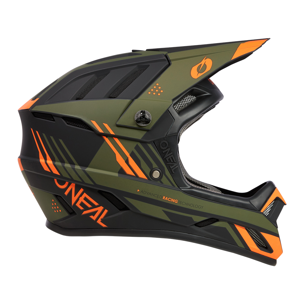 O'NEAL BACKFLIP STRIKE Casco MTB Nero/Arancione/Verde