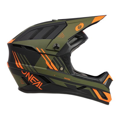 Casco MTB O'NEAL BACKFLIP STRIKE Nero/Arancione/Verde