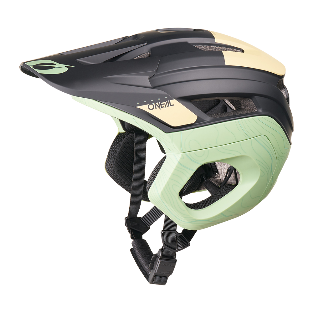 O'NEAL TRAPPER EVO TOPO Casco MTB Nero/Sabbia/Menta