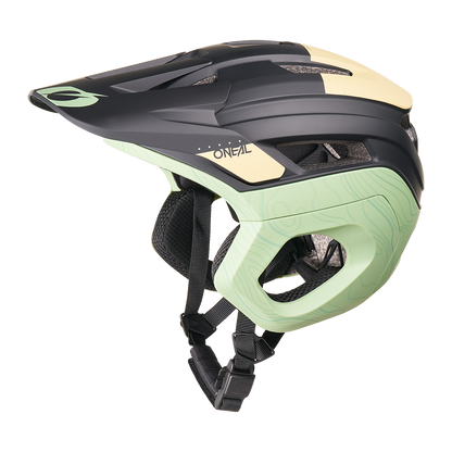 Casco MTB O'NEAL TRAPPER EVO TOPO Nero/Sabbia/Menta