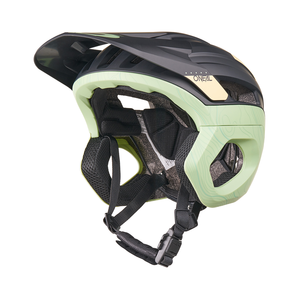 O'NEAL TRAPPER EVO TOPO Casco MTB Nero/Sabbia/Menta