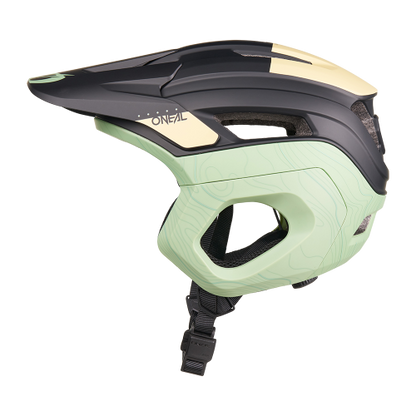 Casco MTB O'NEAL TRAPPER EVO TOPO Nero/Sabbia/Menta