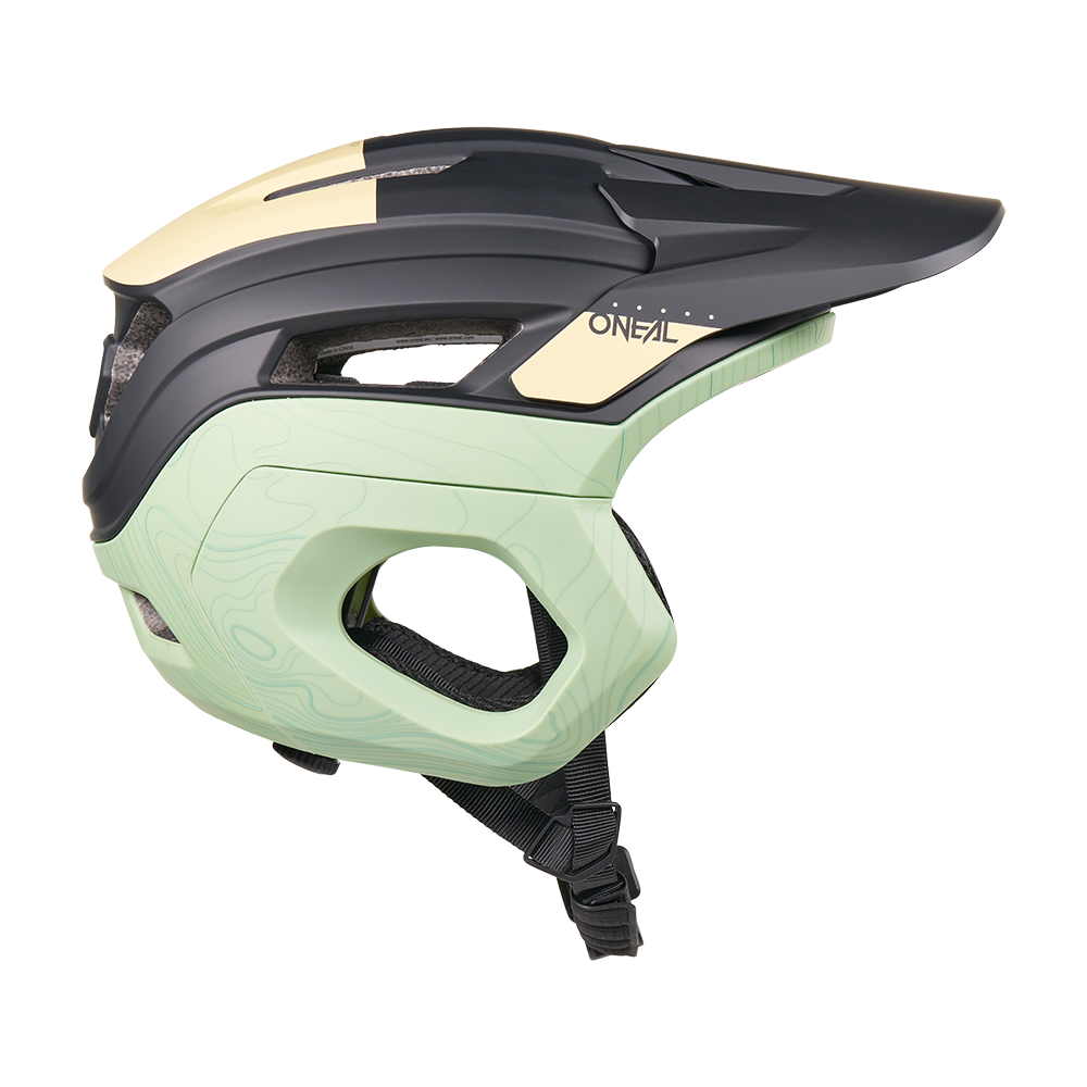 O'NEAL TRAPPER EVO TOPO Casco MTB Nero/Sabbia/Menta