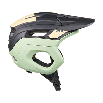 Casco MTB O'NEAL TRAPPER EVO TOPO Nero/Sabbia/Menta