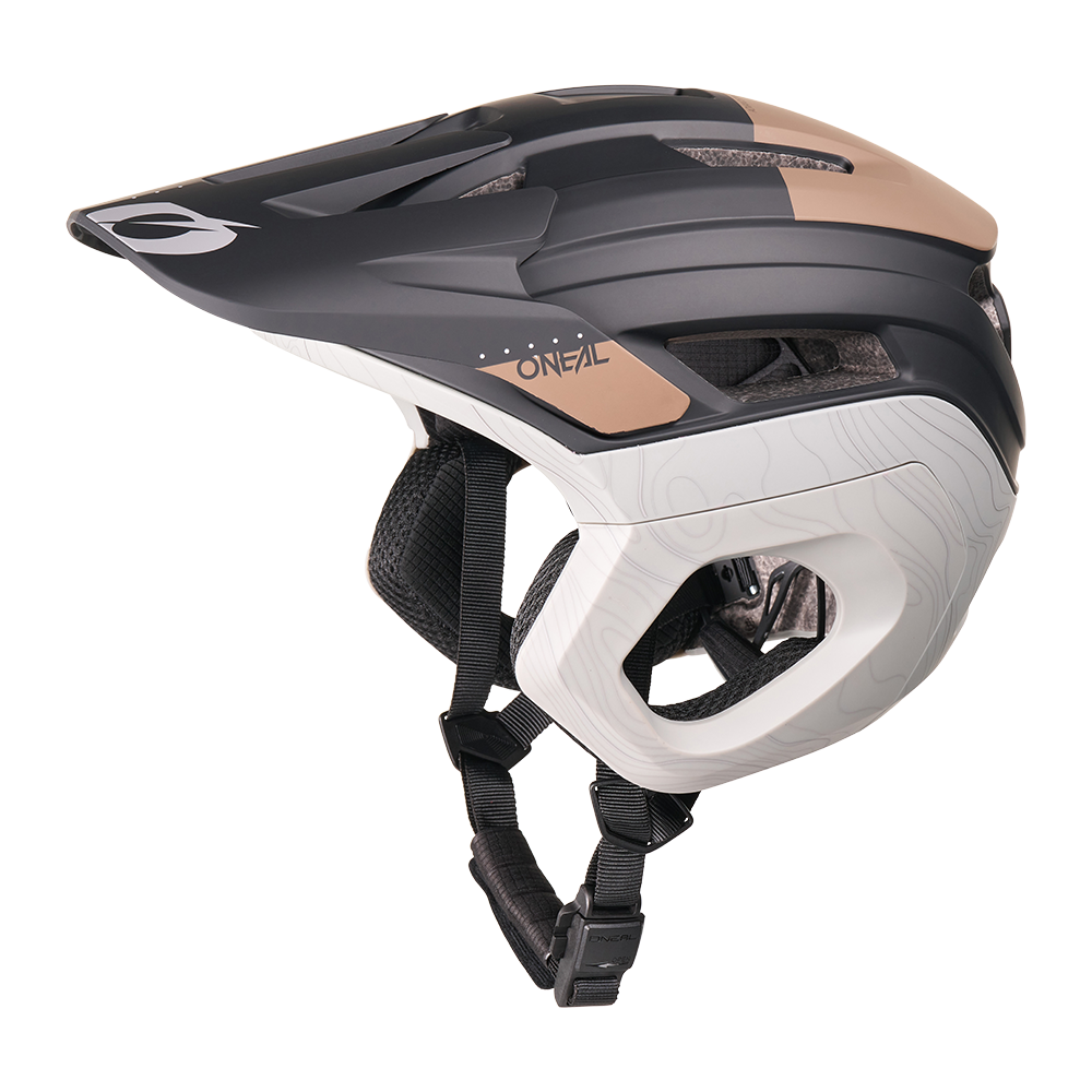 O'NEAL TRAPPER EVO SOLID Casco MTB nero/marrone/grigio