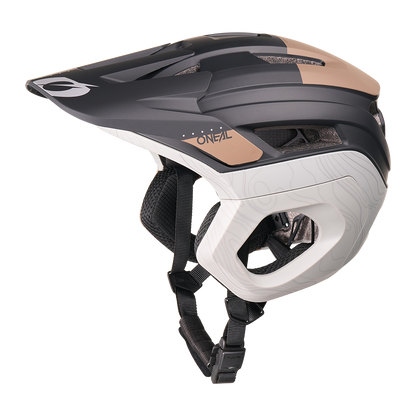 Casco MTB O'NEAL TRAPPER EVO SOLID Nero/Marrone/Grigio