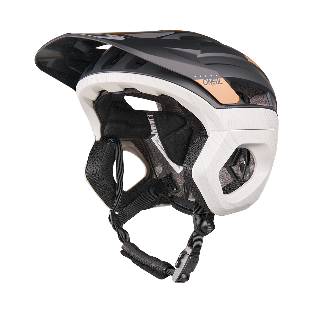 O'NEAL TRAPPER EVO SOLID Casco MTB nero/marrone/grigio