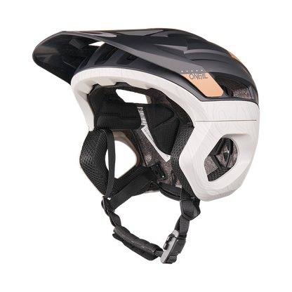 Casco MTB O'NEAL TRAPPER EVO SOLID Nero/Marrone/Grigio