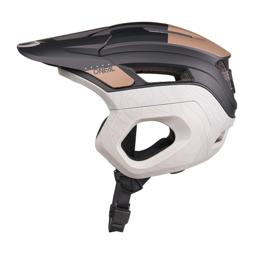 O'NEAL TRAPPER EVO SOLID Casco MTB nero/marrone/grigio