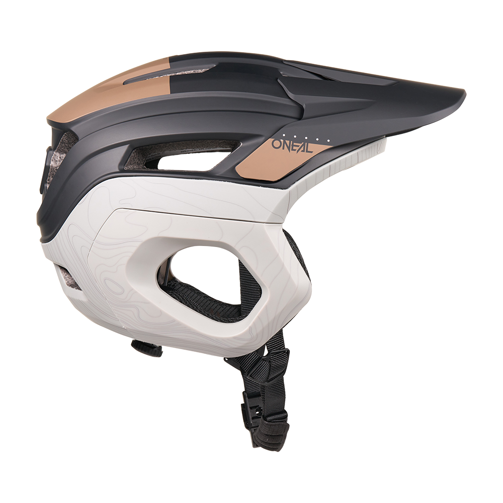 O'NEAL TRAPPER EVO SOLID Casco MTB nero/marrone/grigio