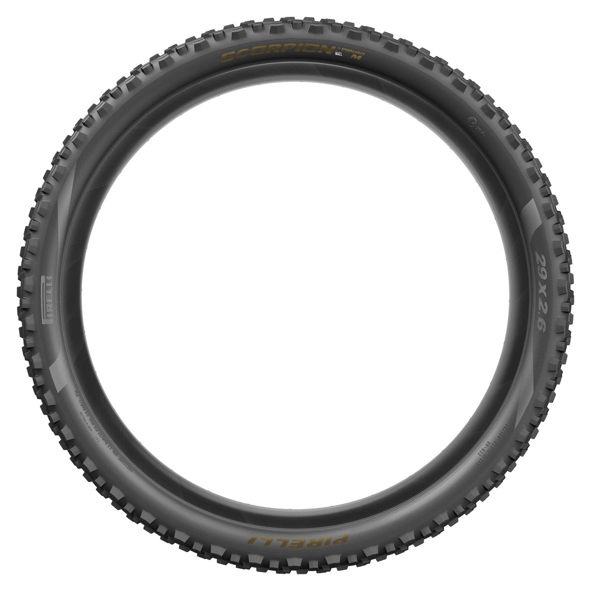 Copertone PIRELLI SCORPION ENDURO M COLOUR EDITION 29x2.40 HardWall Tubeless Ready pieghevole nero/oro