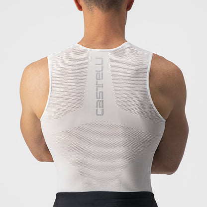 Maglietta Intima CASTELLI CORE SEAMLESS Senza Maniche Bianco