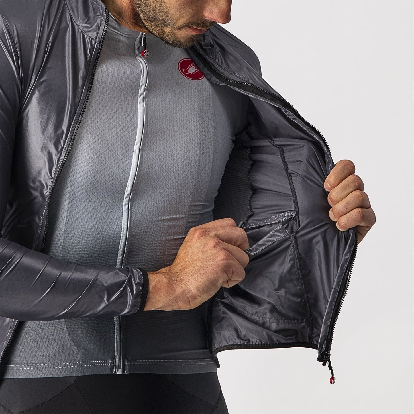 CASTELLI Giacca ARIA SHELL Grigio scuro