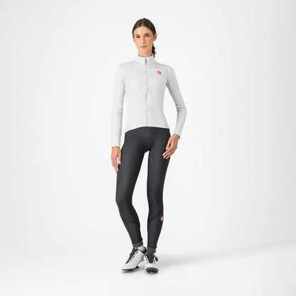Maillot CASTELLI SFIDA 2 Femme Manches Longues Grigio Chiaro
