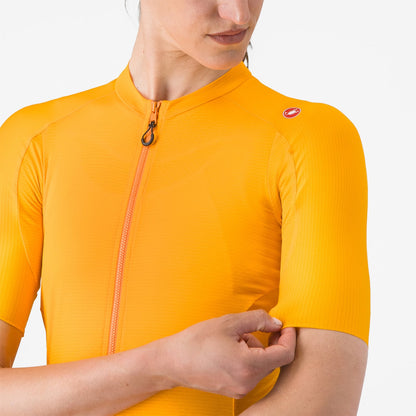 Maglia CASTELLI ESPRESSO Donna Maniche Corte Arancione
