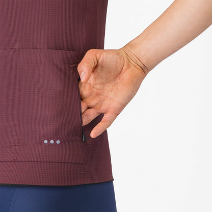 Maglia CASTELLI PREMIO EVO Maniche Corte Bordeaux