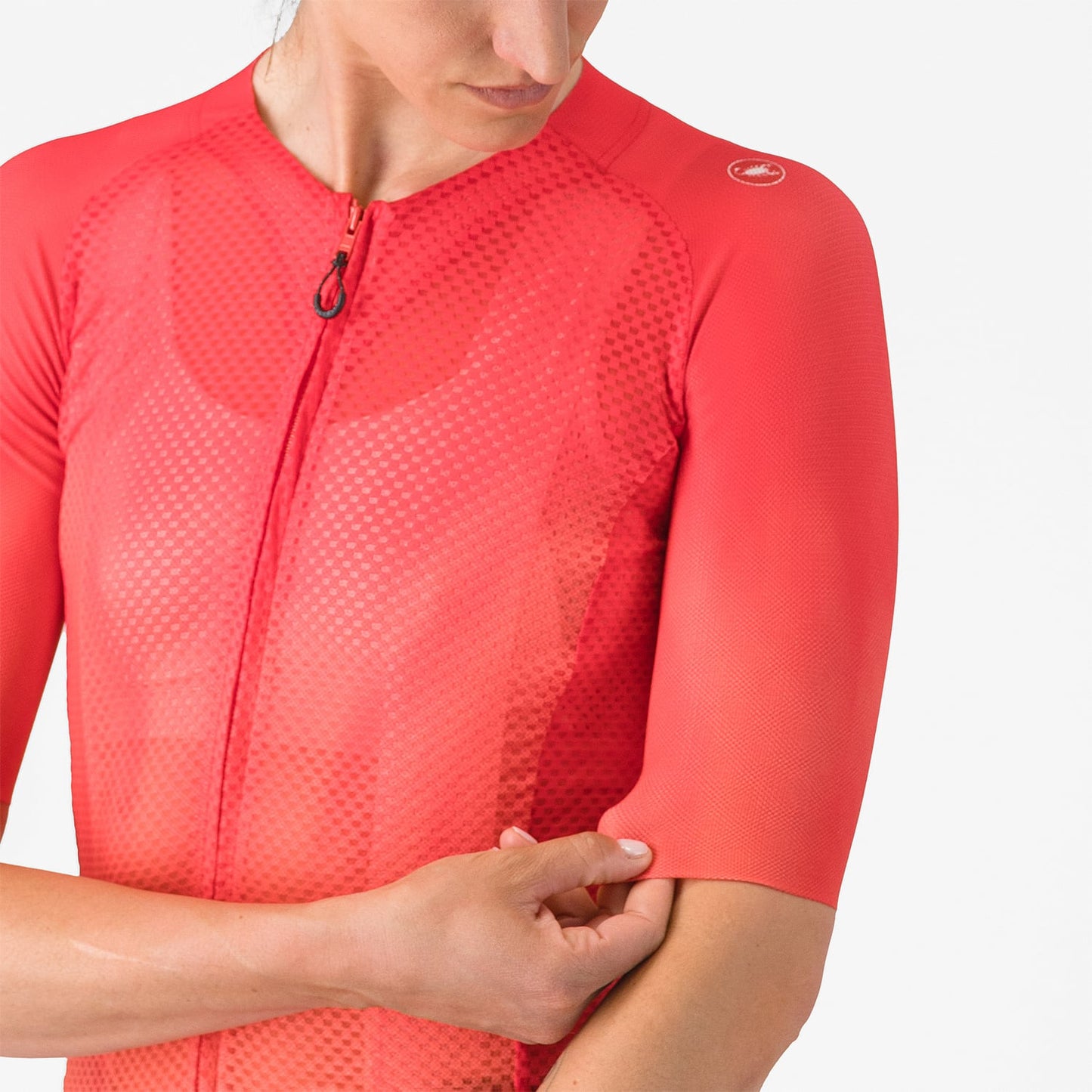 Maglia CASTELLI CLIMBER'S A/C Donna a manica corta Hibiscus