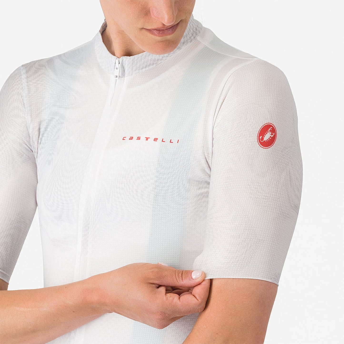 Maglia a maniche corte CASTELLI FANTASIA Donna Bianco