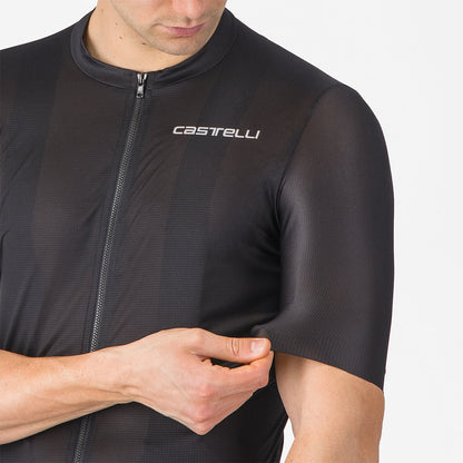 Maillot CASTELLI UNLIMITED ENTRATA 3 Maniche Corte Nero
