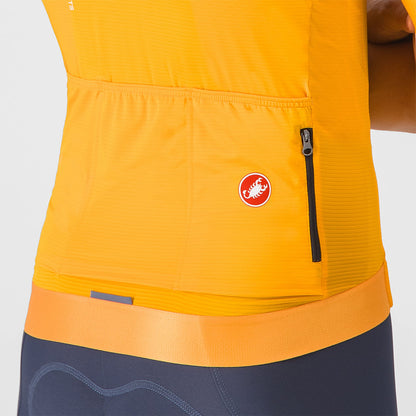 Maglia CASTELLI ESPRESSO R--A/D Maniche Corte Arancione